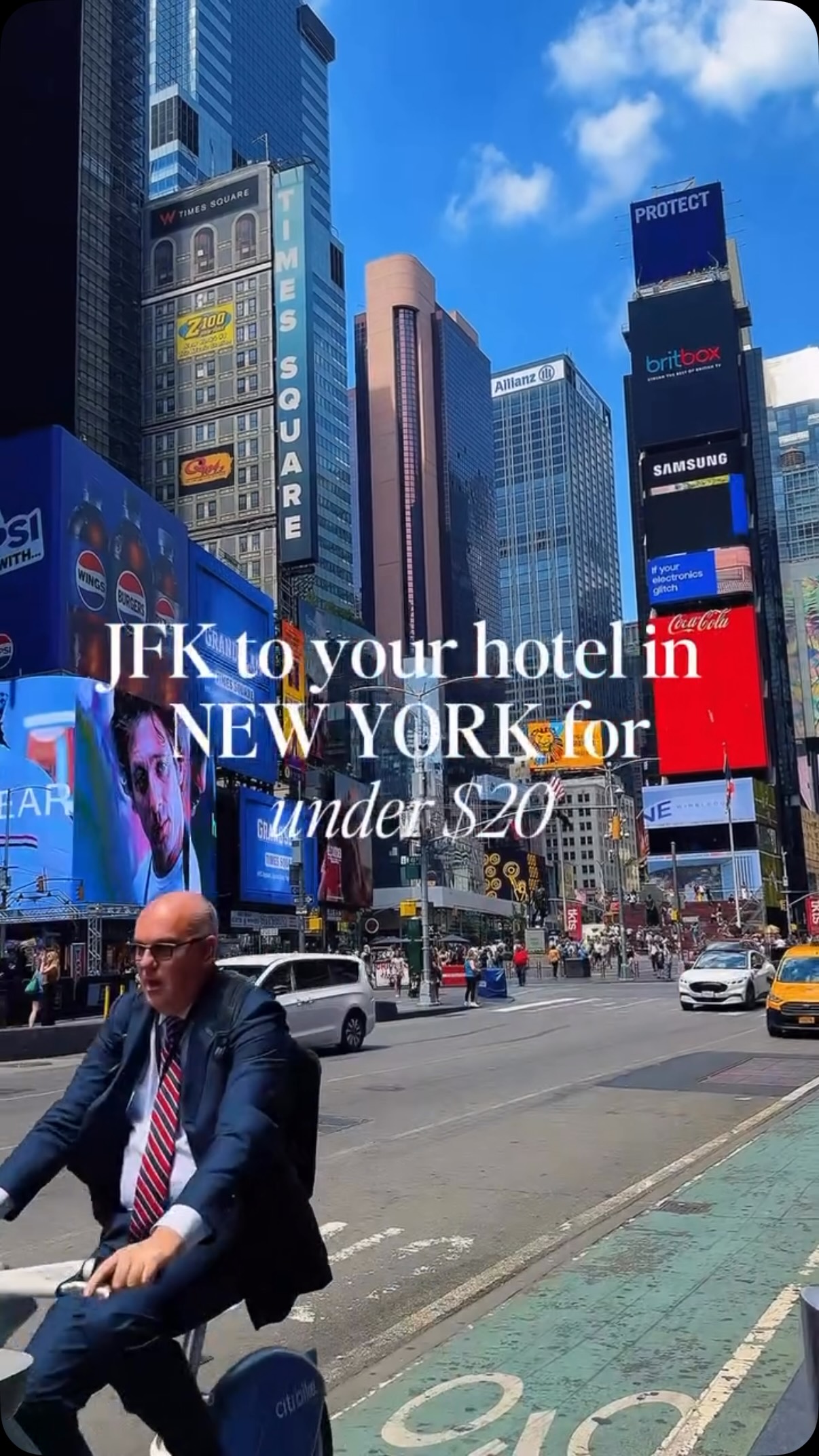 If you’re landing in New York and dreading an expensive taxi, save this video! 

I’ve also done a free travel guide to New York including where to stay, things to do + where to eat. Just comment LINK below and I’ll send it straight to your DMs 💌

Getting from JFK into NYC doesn’t have to cost a fortune!!!

The AirTrain + subway combo is one of the easiest ways to get into Manhattan and it’s way cheaper than most people realise.

It’s straightforward, contactless friendly and honestly a lot less stressful than it sounds. I’ve done it with luggage and would do it again in a heartbeat.

If you’re heading to NYC soon and want help figuring out your exact route, comment below and I’ll map it out for you.

#newyork #nyc #newyorkcity #tnewyorkairtrain #jfkairport

New York City, New York City airtrain, JFK airport, NYC, NYC airtrain, New York City travel tips, New York City travel, NYC travel tips