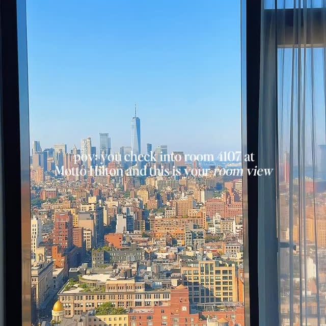 A hotel room view I won’t be getting over anytime soon 🥺🥺🥺

Comment LINK if you want my full review on my stay at Motto Hilton in Chelsea and I’ll send it straight to your DMs 💌

NYC, new york hotel, motto hilton chelsea, new york room, new york travel guide