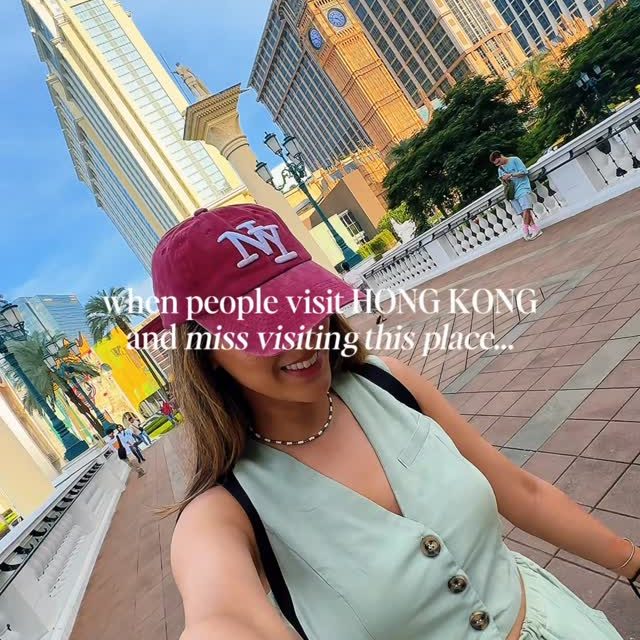 Hong Kong is amazing but so many people visit and completely skip Macau and honestly you’re missing a whole other trip.

Macau is basically known as the Vegas of Asia and it’s also the only place in China where casino gambling is legal.  And even if you don’t care about gambling at all, the reason it’s worth going is because the hotels are the attraction. Places like The Venetian, The Parisian and MGM are not just somewhere to sleep but they’re full on entertainment complexes. 

You’ve got massive casinos inside, huge food courts, restaurants, shopping, shows and so many photo spots that you can genuinely spend a whole day just hotel hopping between them.

I’d recommend at least 2 days so you can see all the hotels in Cotai and then visit Macau Peninsula (known as Old Macau, which is a short bus ride away) to see the Ruins of St. Pauls.

SAVE this post if you’re visiting Hong Kong this year so you don’t forget visiting Macau 🇲🇴

Hong Kong things to do, Hong Kong travel, Macau, Macau hotels, Macau casinos, Macau travel, things to do in Hong Kong