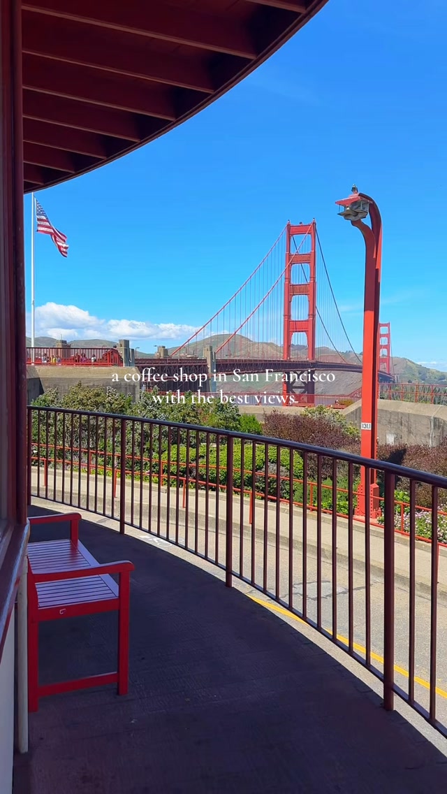 11/10 coffee views, for sure!!! 🌁🌉

📍Round House Cafe, Golden Gate Bridge Plaza

We got there for 11am and whilst we had to wait a while for our coffee, it was 100% worth it!! I wasn’t expecting the coffee to be great but it was probably one of the best I’ve actually had (it was so smooth). We even picked up a sandwich and pastry and again, I couldn’t fault it!

SHARE this with someone who’s visiting San Francisco this year so they can add it to their list.

#sanfrancisco #thingstodoinsanfrancisco #sanfranciscoguide #goldengatebridge #goldengate 

San Francisco, things to do in San Francisco, where to stay in San Francisco, San Francisco guide, San Francisco things to do, San Francisco itinerary, Golden Gate Bridge