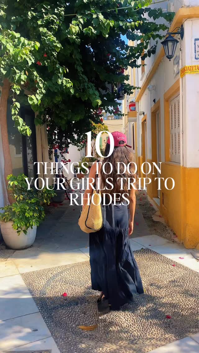 Comment LINK for my free travel guide to Rhodes 🇬🇷

And here are 10 things you NEED to add to your girls trip to Rhodes this year: 

🏨 stay at Cooks Club in Kolymbia

🤍 take a day trip to Lindos (aka Rhodes’ answer to Santorini)

🏛️ visit the Acropolis while you’re there

🍹 spend the day at Elli World Beach Club

🍝 enjoy a girls dinner at Ronda Restaurant right next door

🏰 walk through Rhodes Old Town

🍦 stop for ice cream at Dream Cream

💙 cisit Kallithea Springs which is the best €5 you’ll spend in Rhodes

⛴️ take a day trip to Symi Island (tickets start from around £35 on Viator)

🌊 don’t miss Saint George’s Bay on the journey to Symi

Save this post for your Rhodes itinerary 📌

And if you’re visiting Rhodes this year, comment LINK and I’ll send you my free travel guide with hotels, restaurants, beaches and hidden gems 💌

#rhodes #rhodesgreece #rhodesisland #greece #greecetravel 

things to do in Rhodes, Greece Rhodes, Rhodes Greece, Greece travel, Rhodes travel guide
