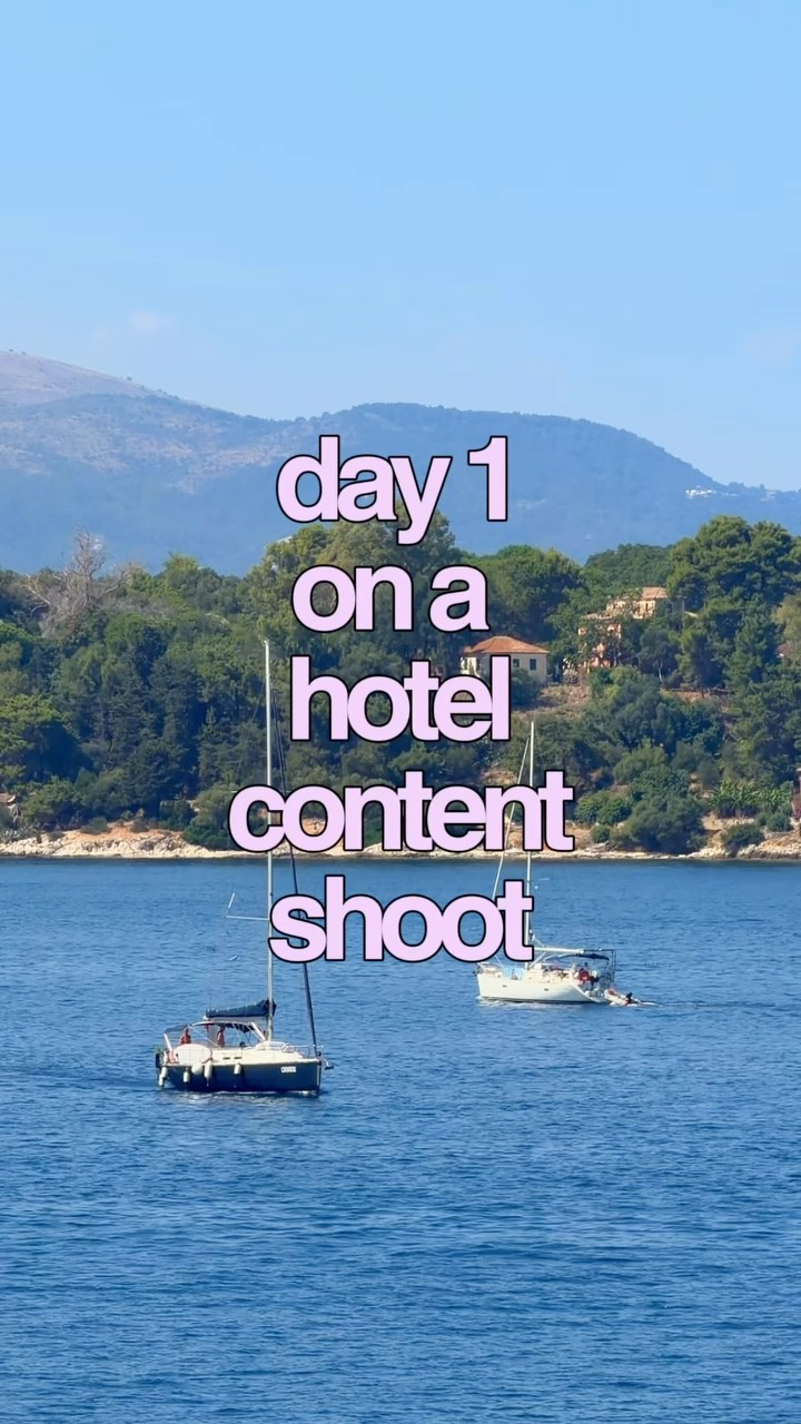I’ve always wanted to share the behind the scenes of what really happens on a hotel content shoot because it’s the kind of content I would have loved to see before I started doing this myself.

From 8am starts filming empty hotel rooms and pool areas, to exploring the destination, capturing hundreds of clips and finishing the day filming dinner at sunset, there’s so much more that goes into a hotel collaboration than the final 30 second video you see on Instagram or TikTok.

This was day one of shooting at Mythos Palace in Corfu in collab with @secretescapes and I thought it would be fun to bring you along for the process.

As I continue building The Girls Trip To, I want to share more of what happens behind the scenes, not just the finished travel content, but everything that goes into creating it and building a travel media brand.

Follow to see everything that goes into day 2 on a hotel content shoot. 

#travelcreator #travelcontentcreator #travelugc #ugccreator