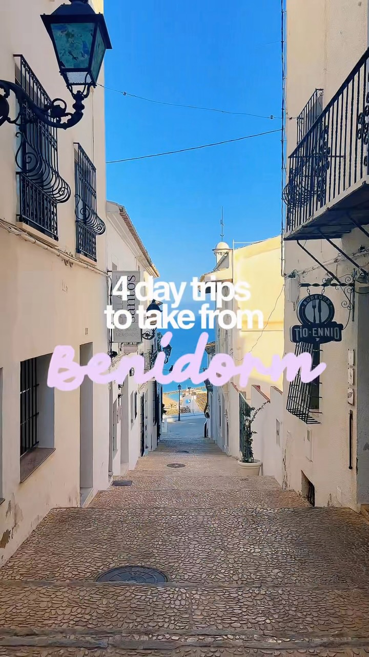 If you’re staying in Benidorm, don’t make the mistake of spending your entire trip there!!

Some of my favourite places on the Costa Blanca are actually less than an hour away and make the perfect day trip.

If you’re visiting Benidorm this year, I’d definitely recommend leaving a day or two to explore a little more of the Costa Blanca.

SAVE this post if you’re visiting Benidorm this year. 

#benidorm #costablanca #alicante #altea #villajoyosa guadalest 

Benidorm, things to do in Benidorm, Spain travel, Alicante, Altea, Guadalest, Villajoyosa