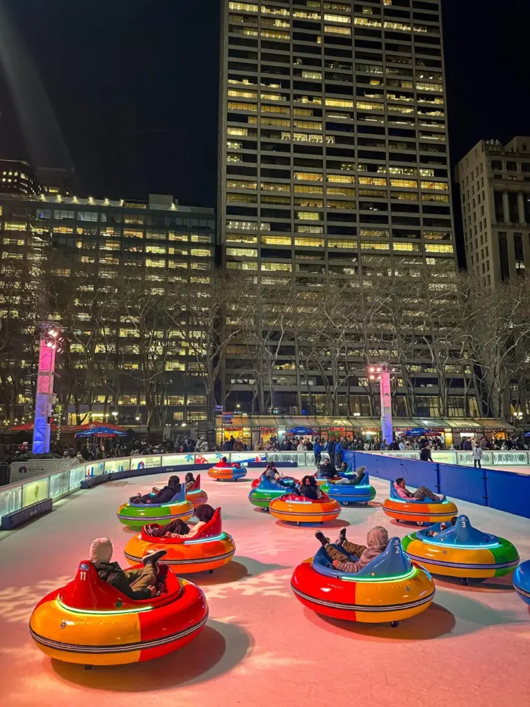 Bryant Park Bumper Cars Night