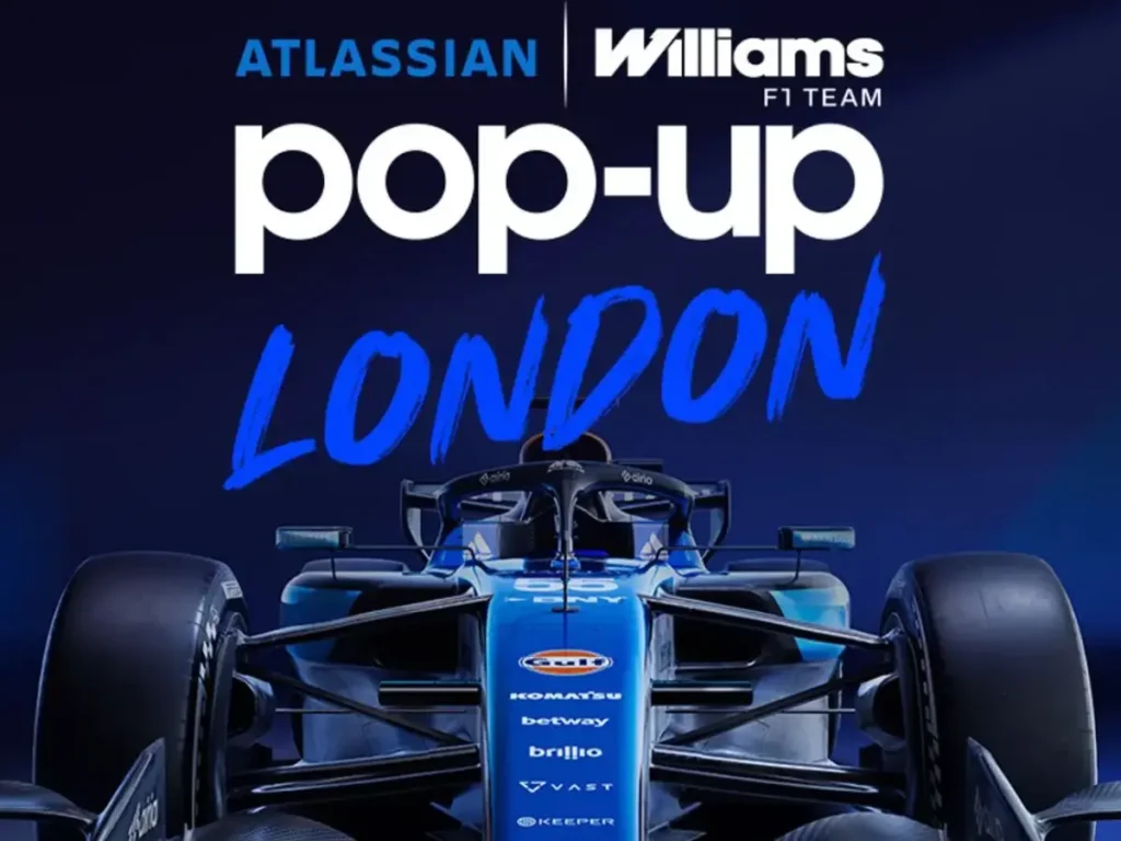 Atlassian Williams F1 Team London Pop Up at Outernet