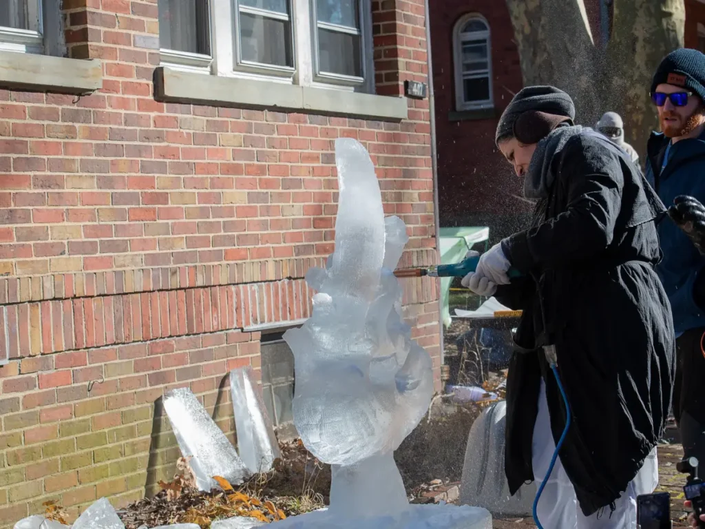Governors Island Ice Sculpture Show