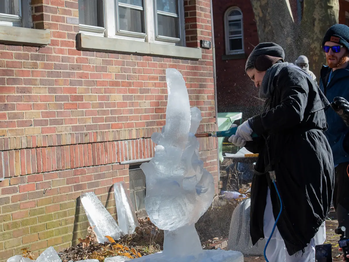Governors Island Ice Sculpture Show