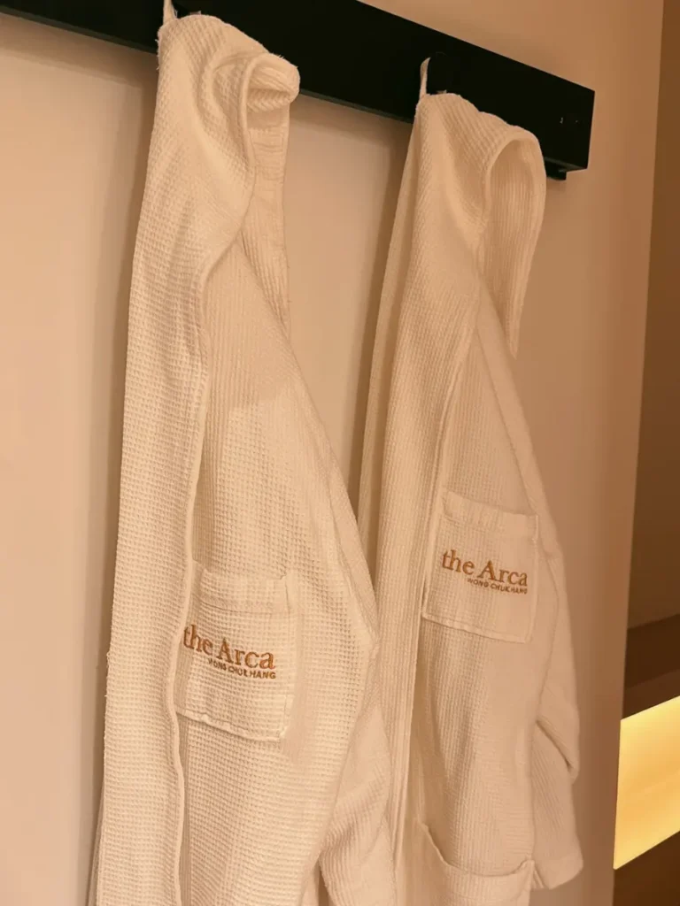 The Arca Hong Kong bathrobes