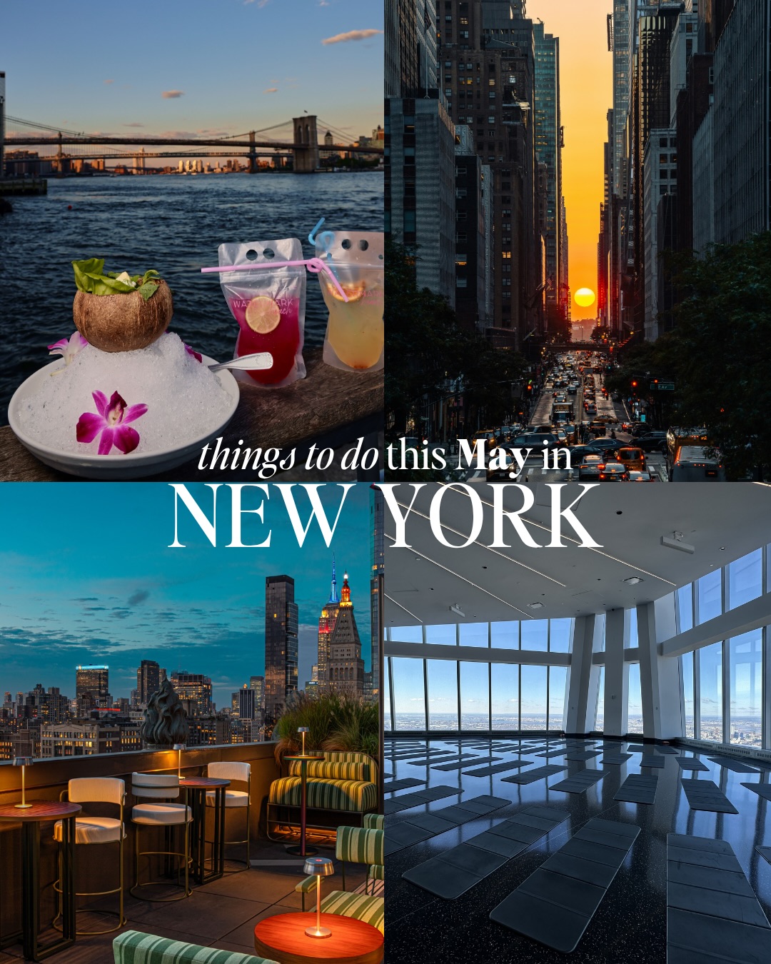 THINGS TO DO IN NEW YORK THIS May!!! 

I do all the searching and planning to help make your girls’ trip actually happen and I share monthly updates on the best places to go. Make sure you follow @thegirlstripto so you’re always in the loop. 

Here’s a breakdown of some of my faveee things happening in May in New York City: 

🇺🇸 Memorial Day Parade
25th May at Little Neck-Douglaston parade and Brooklyn’s Memorial Day Parade, free

🌇 Manhattanhenge 
28th May, best spots to see it includes 14th, 23rd, 34th, 42nd and 57th Streets

🍸 Guardian at the W Rooftop
opened in March and located at the W New York in Union Square, drinks start from $17

🧘 Yoga in the Sky at One World Observator
yrunning until 28th June at One World Observatory, tickets start from $45

🎭 Free Shakespeare in the Park
running from 22nd May - 28th June at Delacorte Theater, tickets are free

🏖️ Waterfront Beach Club
running from 1st May - 31st August at 78 South Street, tickets start from $35

🍔 Smorgasburg
running until October at multiple locations, free to attend

🎨 NYCxDesign
running from 14th - 20th May throughout New York City, free

🖼️ Artishouse Matchbook Shadowbox Workshop
running until 31st May at Artishouse, 526 7th Ave tickets start from $96

Comment LINK if you want my full May NYC guide with things to do and I’ll send it straight to your DMs! 

#newyork #nyc #newyorkcity #thingstodoinnyc #thingstodoinnewyork newyorkMay 

things to do in New York, New York things to do, affordable things to do in New York, NYC things to do, things to do in NYC May, things to do in New York in May, New York City in May