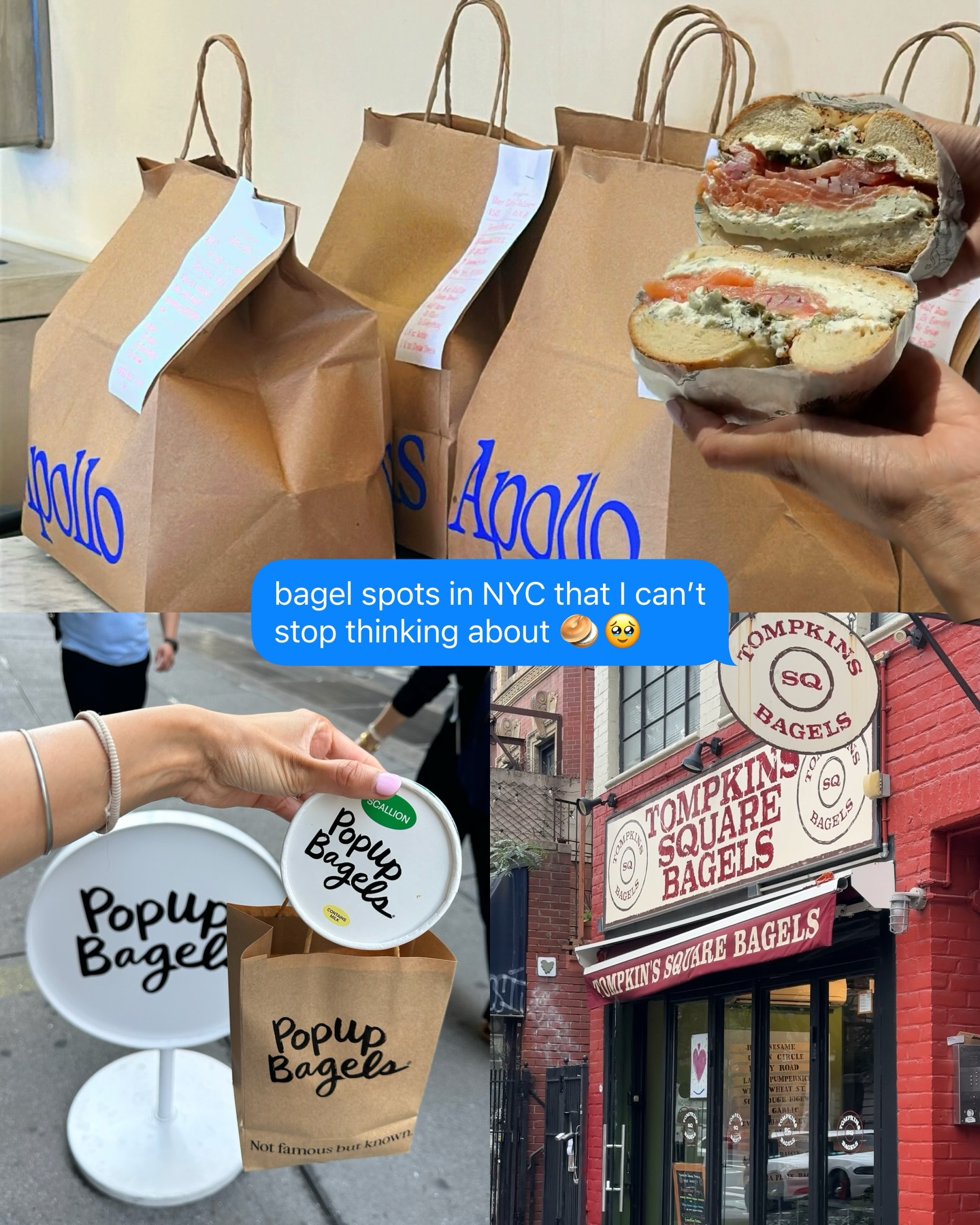 Can I class flying to NYC to get my bagel fix as an emergency??!!! 🥯 

Swipe to see some of my faveeee bagel spots in NYC. I’ve also done a full guide with over 60+ food spots you need to try in during your trip, just comment GUIDE below and I’ll send it straight to you 

#newyork #newyorkcity #newyorktravel #newyorkbagels

New York City, New York travel, New York 2026, things to do in New York 2026, NYC, New York travel tips, New York bagels, where to eat in NYC, where to eat in New York City