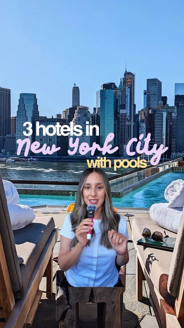 Comment LINK for my full guide on the best hotels in New York City with pools!

If you’re visiting New York this summer, these are the hotels I’d book for the pool alone!

After walking 20,000+ steps a day around the city, having a rooftop pool to come back to makes all the difference.

These are 3 of my favourite hotels in New York City with pools:

🏙️ 1 Hotel Brooklyn Bridge

🌇 Virgin Hotels New York City

🌉 Arlo Williamsburg

I’ve also put together a guide to the 10 best hotels in New York City with pools, including rooftop pools, luxury hotels and some great options if you’re visiting during summer. Comment LINK below and I’ll send you the full guide 💌

all hotel prices found on @hotelsdotcom 

#newyorkhotels #newyorkcity #nychotels #newyorktravel

New York City hotel with a pool, hotels in New York City with a pool, where to stay in New York City, summer in New York City
