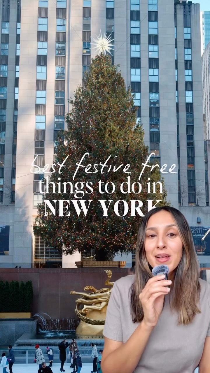4 FREE THINGS TO DO IN NEW YORK THIS CHRISTMAS 🎄✨

Comment LINK if you want my full guide on the best things to do in New York this December and I’ll send it straight to your inbox. 

These are my 4 favourite free spots in the city that really capture the season:

Macy’s Herald Square is a must. The holiday windows are incredible which feature tiny moving scenes, sparkling lights and all the festive details you’ll want to stare at for ages. Even stepping inside feels like you’ve wandered into a Christmas movie.

Hudson Yards is completely transformed at this time of year. Millions of lights cover The Vessel and the surrounding area, making it one of the most beautiful spots to wander and take photos, especially at sunset when everything glows.

The Rockefeller Christmas Tree is the ultimate holiday icon. It’s busy yes, but standing beneath it or watching skaters on the rink really makes you feel the magic of the season.

And don’t forget Bryant Park’s Winter Village. It’s full of cute stalls selling hot chocolate and handmade gifts, with the big ice rink right in the middle which is one of my favourite festive spots in the city.

SHARE + SHARE this post with someone who’s visiting New York this December 🗽🎄❄️

#newyork #nyc #newyorkcity #thingstodoinnyc #thingstodoinnewyork decembernewyork newyorkdecember

things to do in New York, New York things to do, affordable things to do in New York, NYC things to do, things to do in NYC December, things to do in New York in December, December things to do in New York, December New York