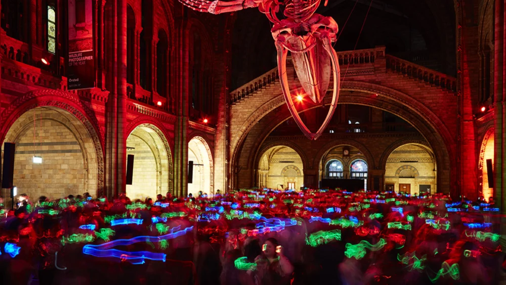Silent Disco at Natural History Museum