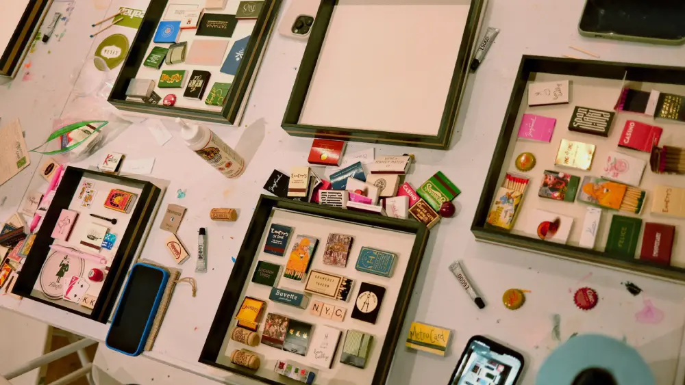 Artishouse Matchbook Shadowbox Workshop