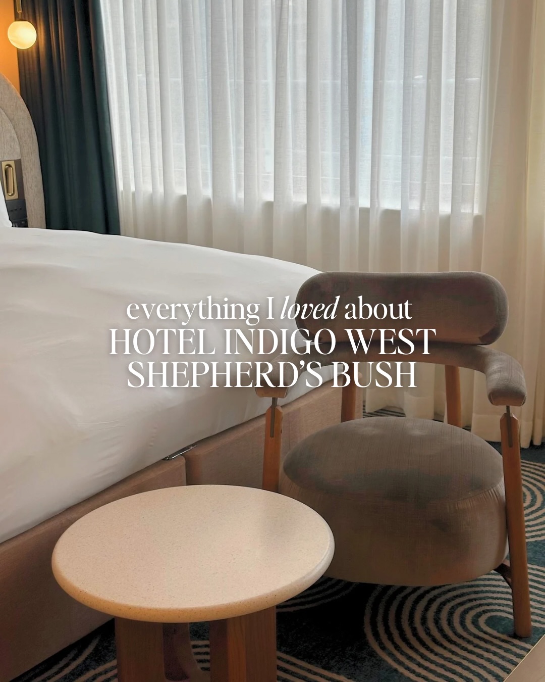 Swipe to see everything I loved about my recent stay at Hotel Indigo West Shepherd’s Bush!

If you are planning a visit to London soon, I couldn’t recommend this hotel enough. I have done a full blog post review of my stay, so if you do want that, just comment LINK below and I’ll send it straight to you 💌

ad/gifted stay at @hotelindigokwest @heed.communications 

London hotels, where to stay in London, things to do in London, hotels in London, affordable hotels in London