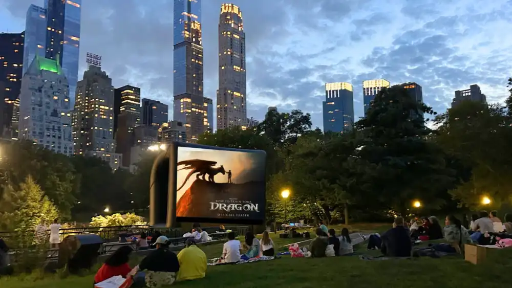 Central Park Movie Nights at Wollman Rink