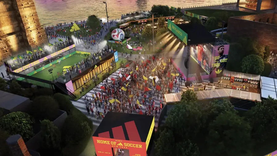 FIFA World Cup Fan Zone at Brooklyn Bridge Park