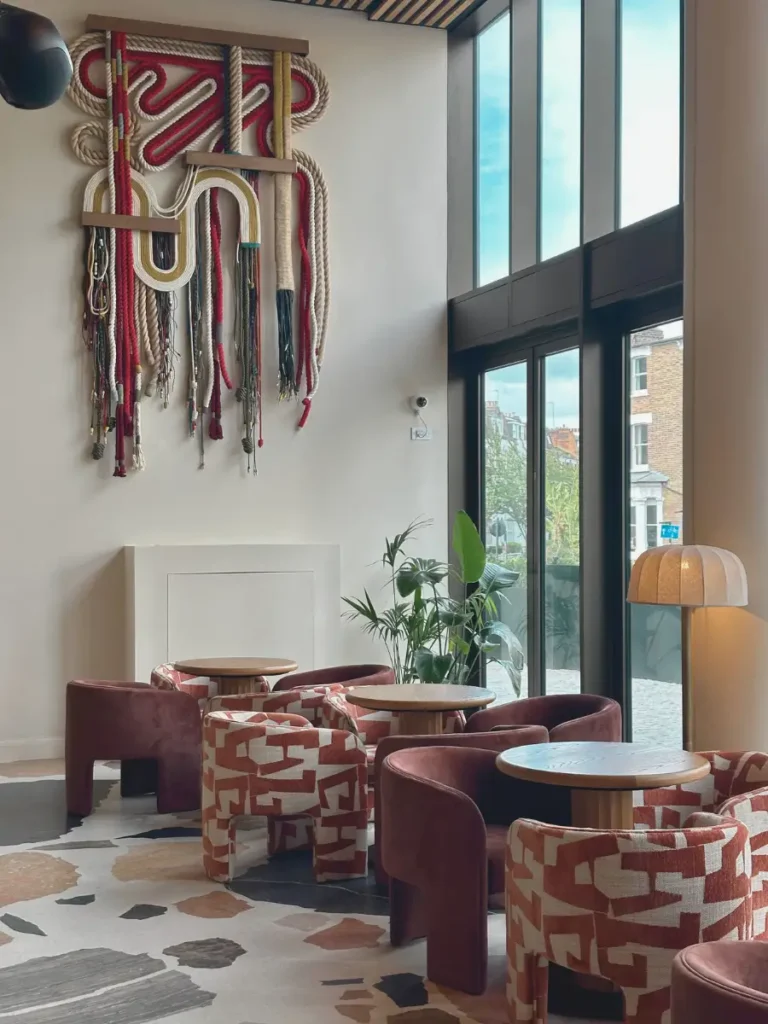 Hotel Indigo West Shepherd’s Bush lobby