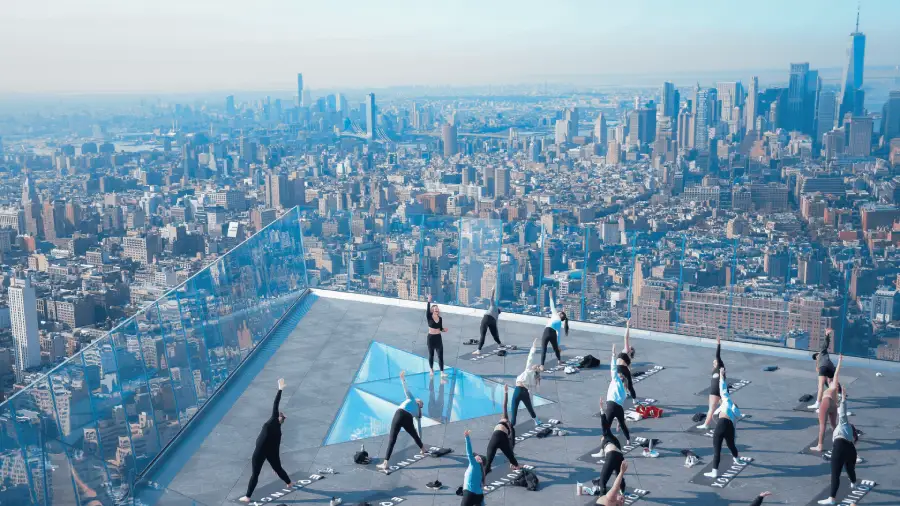 Sky-High Yoga at Edge NYC