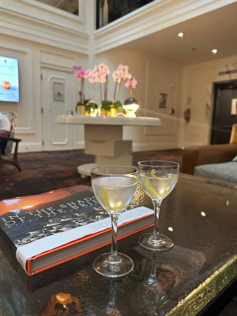 evening sipping hour at Galleria Park hotel