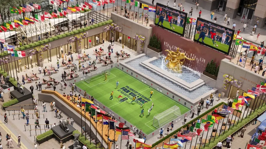 NYNJ World Cup 26 and Telemundo Fan Village at Rockefeller Center