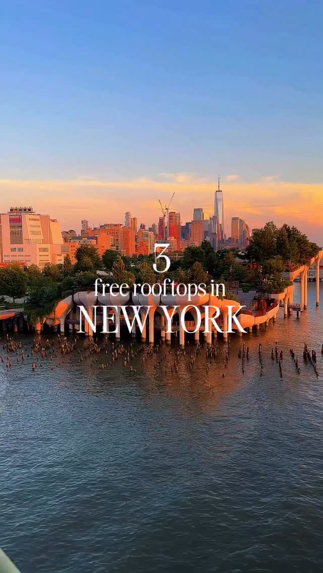 Comment LINK for my free travel guide to NYC!

3 FREE ROOFTOPS YOU CAN’T MISS IN NEW YORK 🗽 

1. Stavros Niarchos Foundation Library Rooftop

This one’s such a hidden gem located right in Midtown. you can head up to the very top of the New York Public Library’s Stavros Niarchos branch and get views of the Empire State Building without spending a dime. This spot is perfect for a little quiet moment above the busy streets of the city.

2. Time Out Market New York

Head over to DUMBO in Brooklyn and make your way up to the rooftop of Time Out Market. The food court itself is amazing but the real star is the free terrace where you get insane views of the Manhattan skyline and Brooklyn Bridge.

3. Pier 57 Rooftop Park

This is one of my absolute faves which I don’t see a lot of people talking about. This rooftop is actually a public park and has some of the best views over Little Island and downtown Manhattan. It’s the perfect spot to watch the sunset or just chill with coffee and people watch.

SHARE this with someone who’s travelling to New York this year!

#newyork #nyc #newyorkcity freethingstodoinnyc freethingstodoinnewyork 

things to do in New York, New York things to do, affordable things to do in New York, NYC things to do, free things to do in NYC, free things to do in New York, rooftops in New York