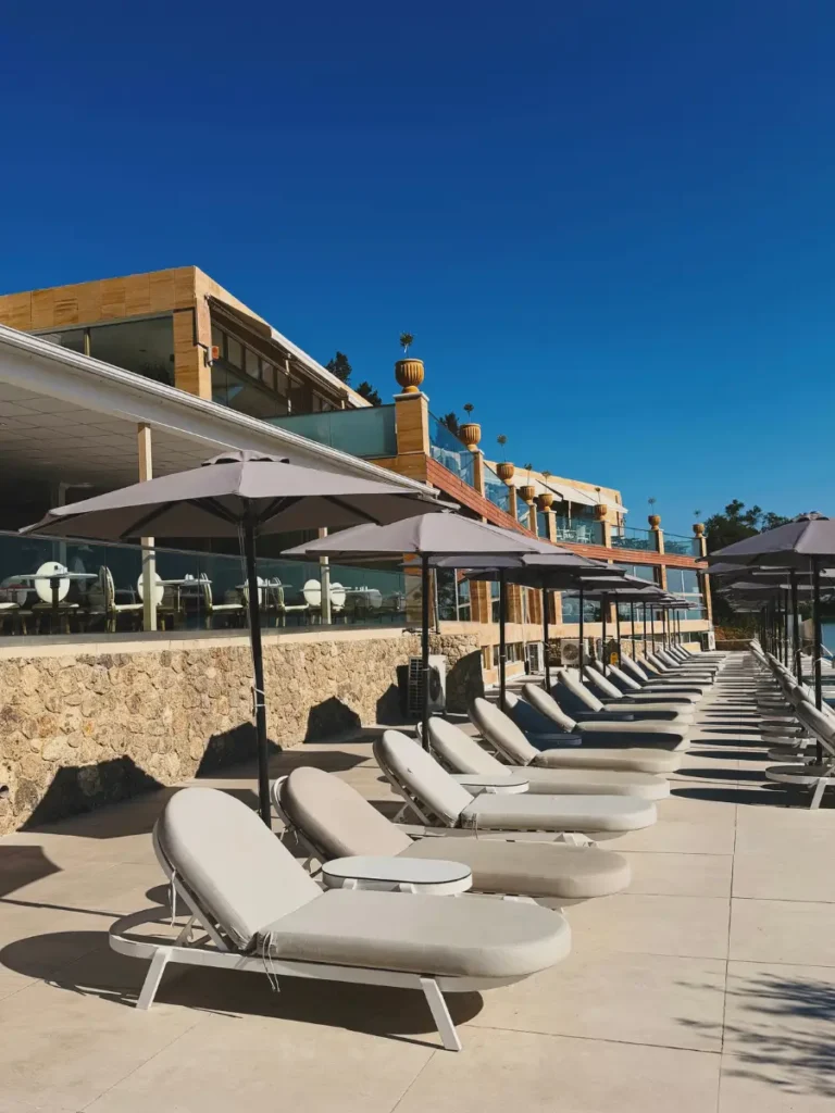 Mythos Palace Resort Corfu Pool Beds