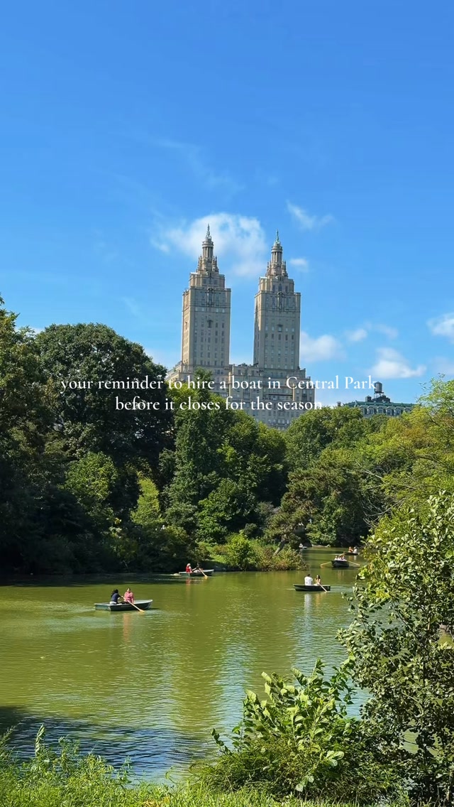 Just a little reminder that the Central Park boats close up for the season in October 🍂🛶

So if you’ve been saying “I’ll do the boats soon” all summer… this is your sign to finally tick it off your list!!

Consider this your reminder to go rent a boat before the season is over!

#centralpark #centralparkboathouse #centralparknyc 

Central Park, Central Park boats, Central Park rowing boats, Central Park boathouse, things to do in New York City, things to do in New York City in fall