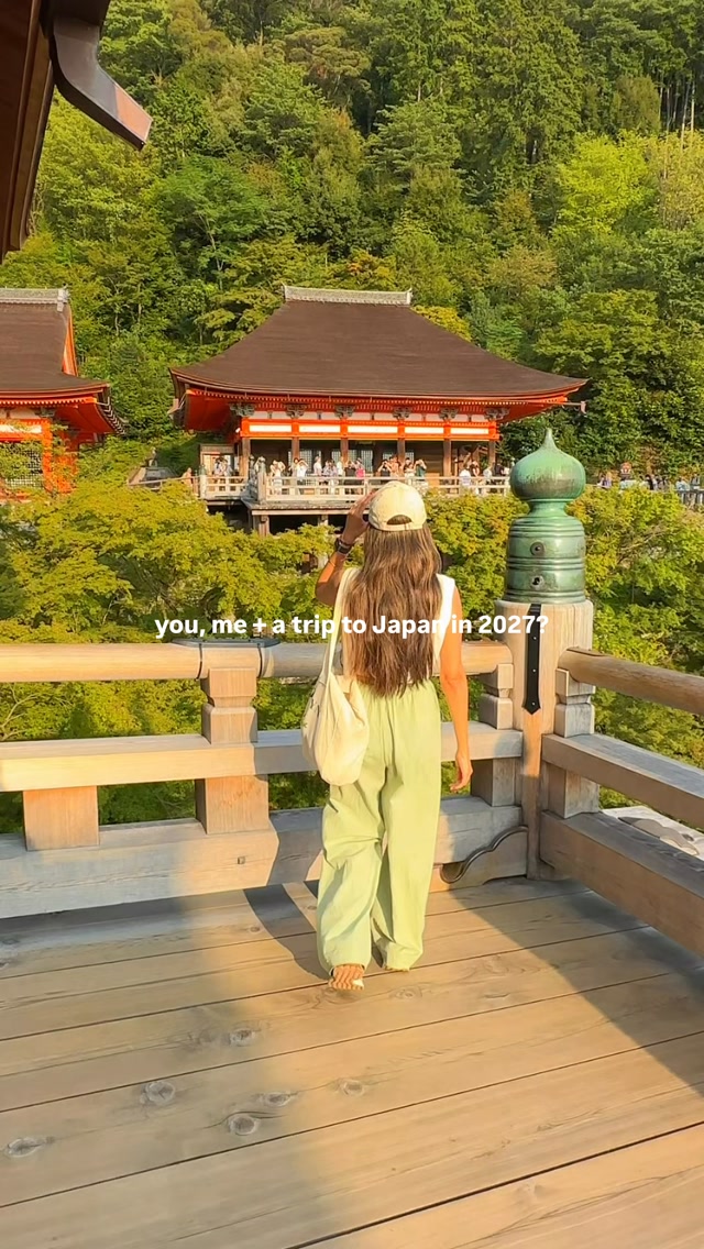 If you needed that sign to book Japan in 2027, this is it!!!

Also if you are planning a trip soon, comment LINK and I’ll send you all my Japan guides to help with your planning. 

#japan #tokyo #kyoto #osaka #japantrip