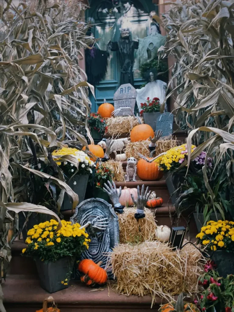 Halloween brownstones