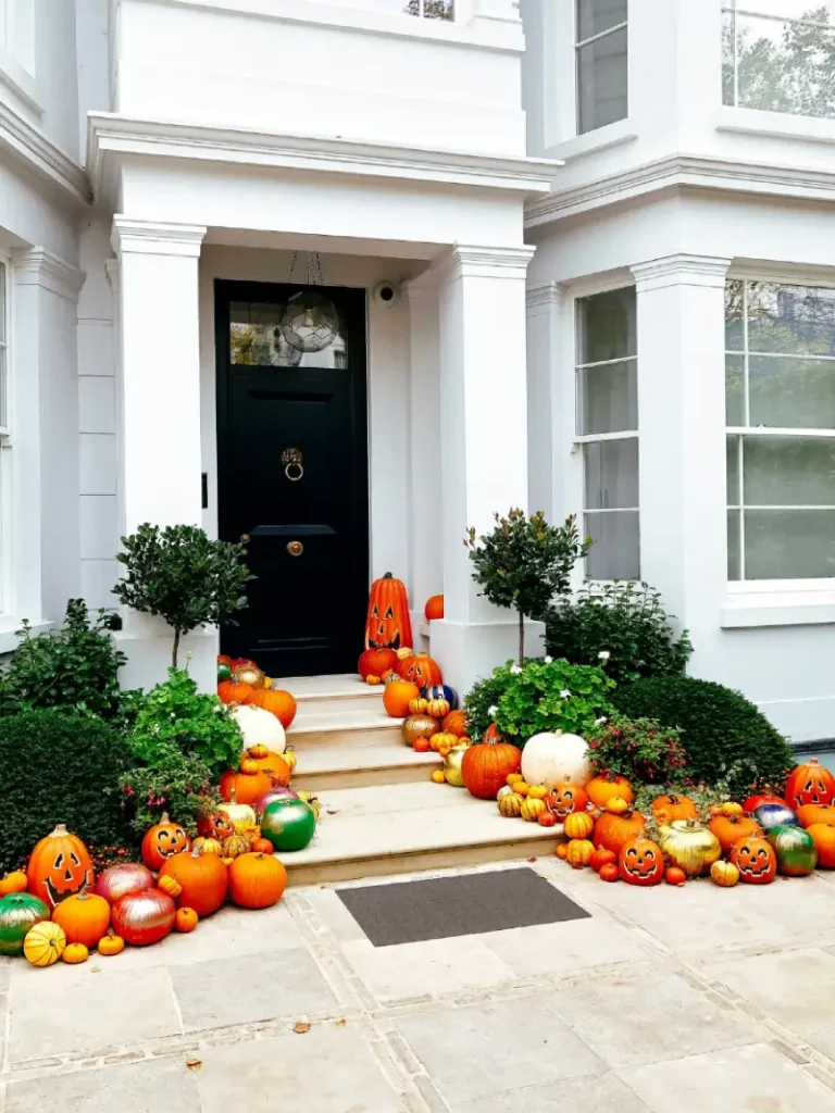 Halloween decorated homes London