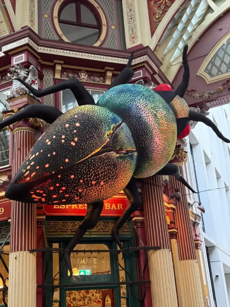 The Giant Beetle at Leadenhall Market