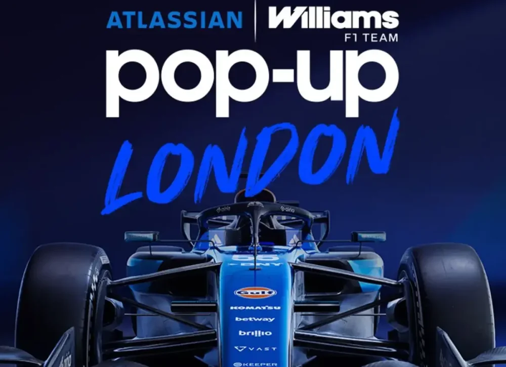 Atlassian Williams F1 Team London Pop Up at Outernet